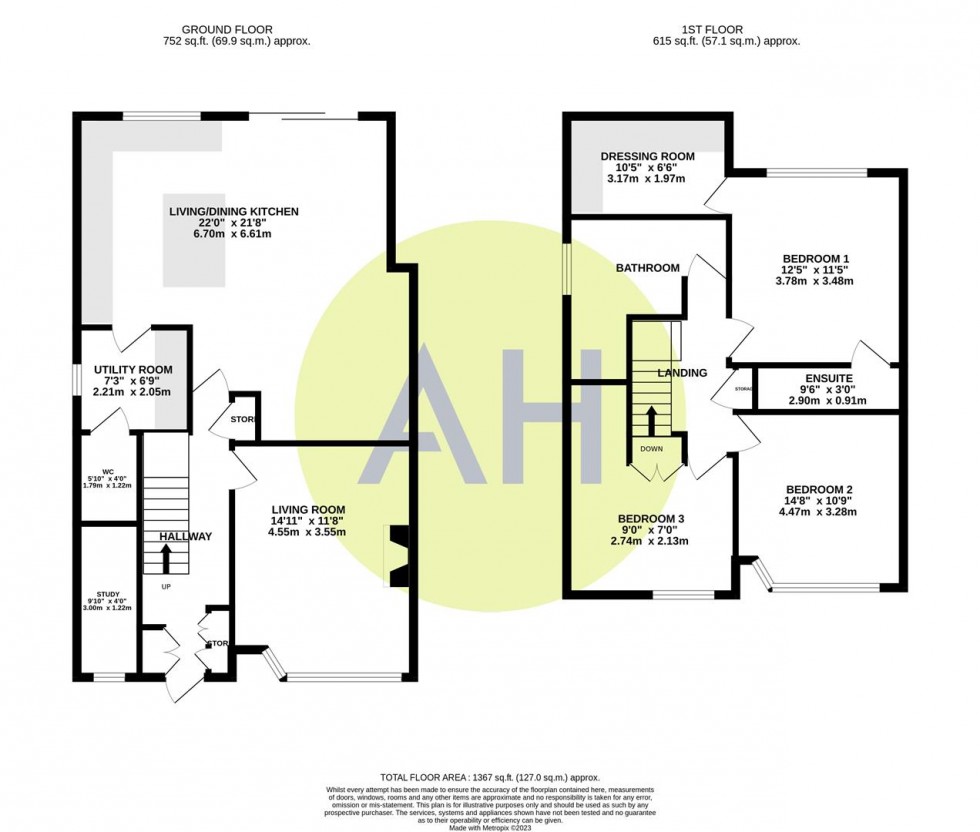 Floorplan for Wentworth Drive, Sale