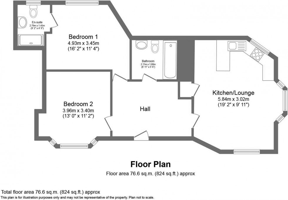 Floorplan for Gratrix Lane, Sale