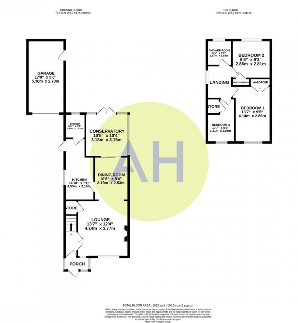 Floorplan for Little Brook Road, Sale