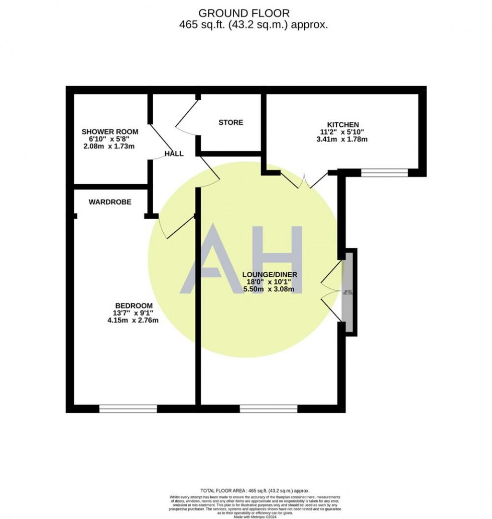 Floorplan for Whitehall Road, Sale