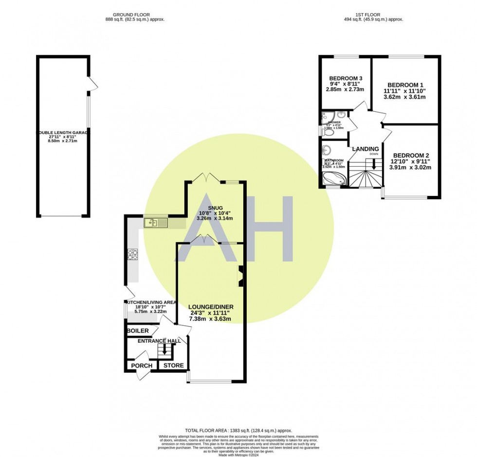 Floorplan for Ravenstone Drive, Sale