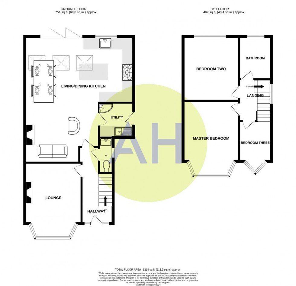 Floorplan for Alston Avenue, Sale