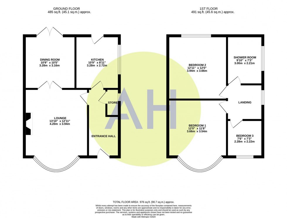 Floorplan for Kenmore Road, Sale