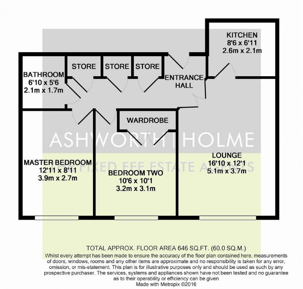 Floorplan for Woodcourt, Brooklands Road, Sale