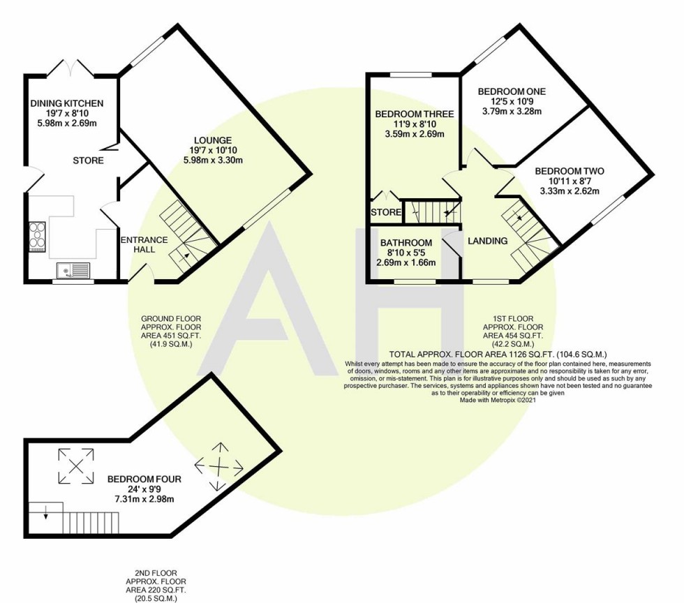 Floorplan for Sledmoor Road, Manchester