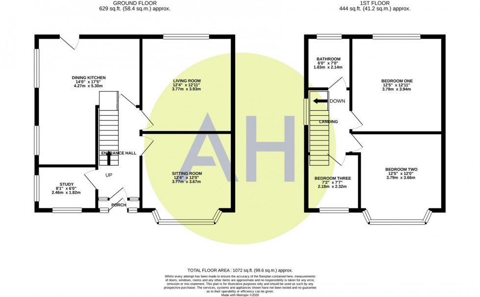 Floorplan for Abbey Road, Sale