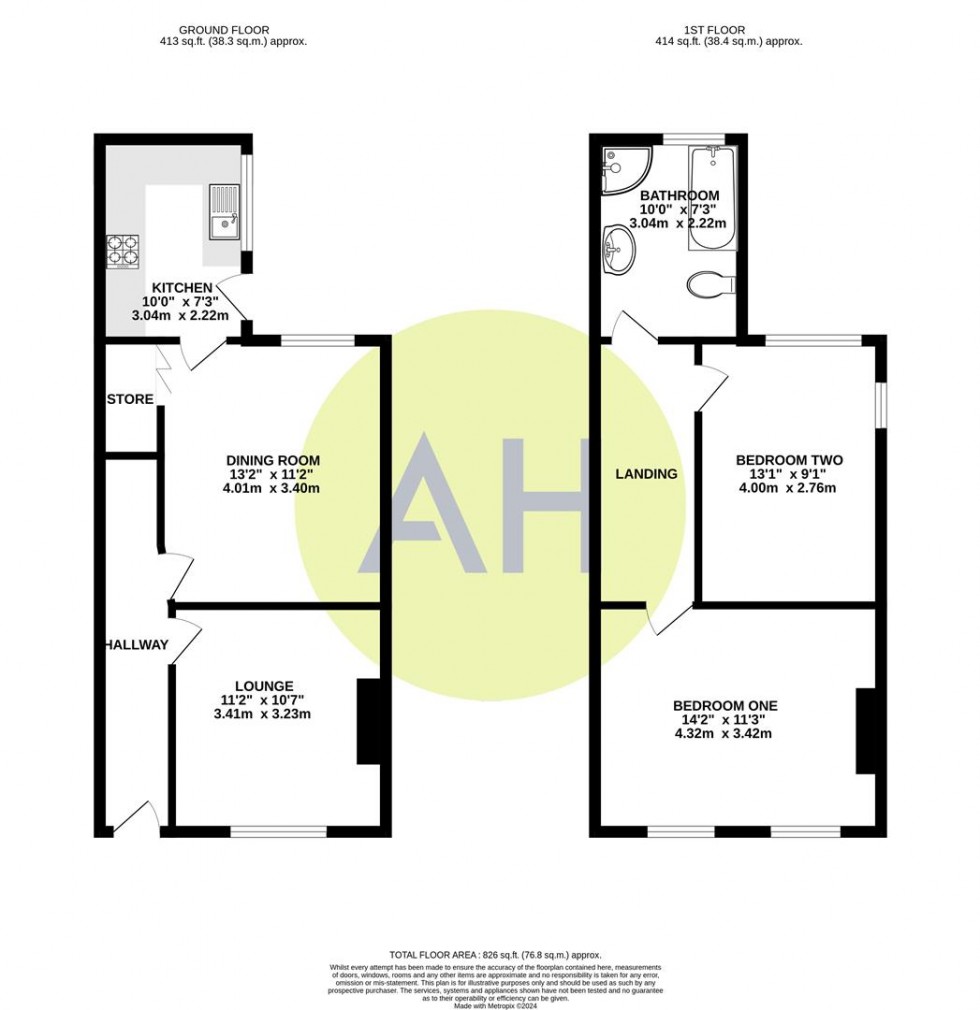 Floorplan for Crossley Road, Sale