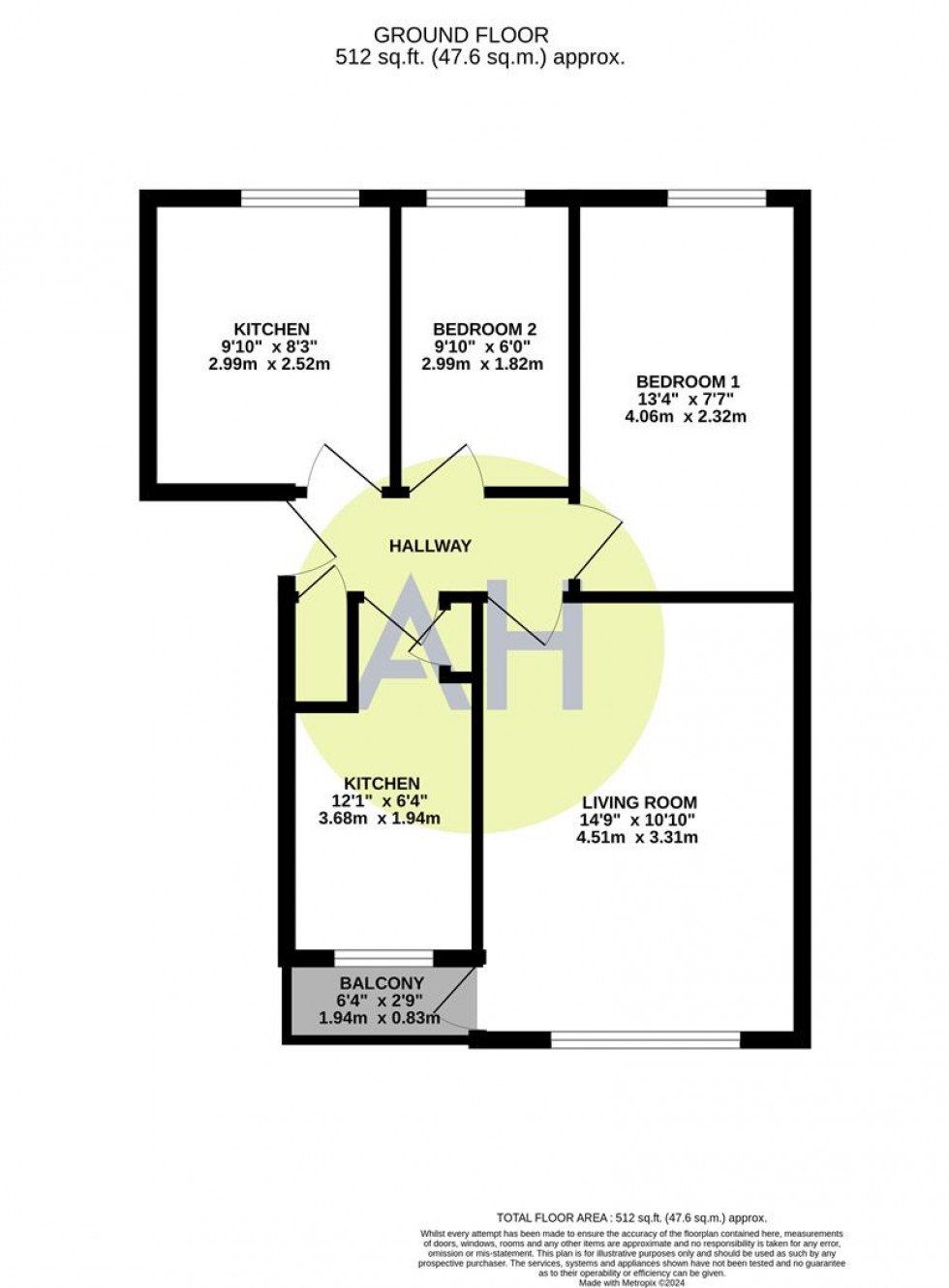 Floorplan for Lockett Gardens, Salford