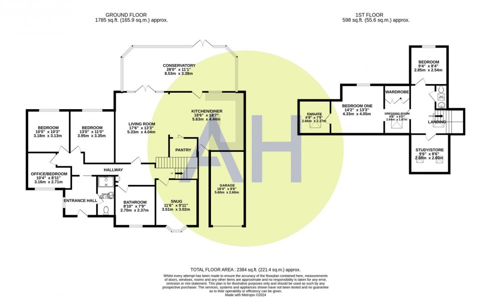 Floorplan for Glebelands Road, Sale