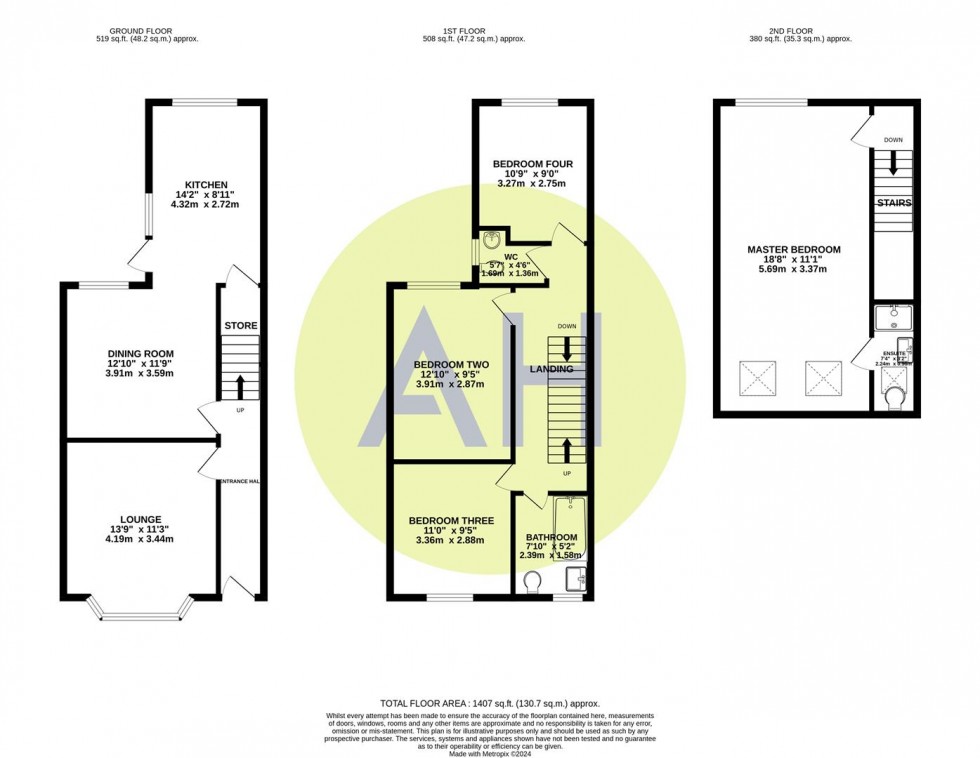 Floorplan for Abbey Road, Sale