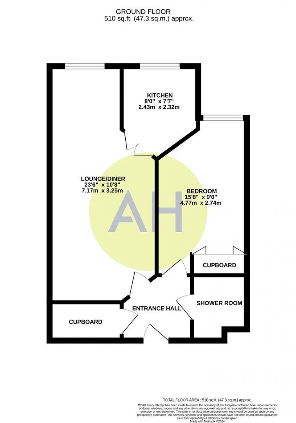 Floorplan for Whitehall Road, Sale