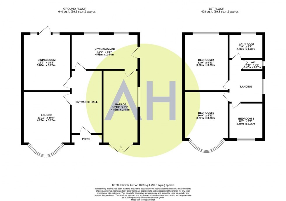 Floorplan for Clay Lane, Hale, Altrincham