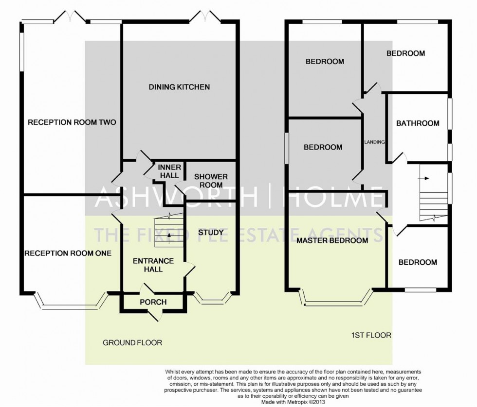 Floorplan for Woodhouse Lane, Sale