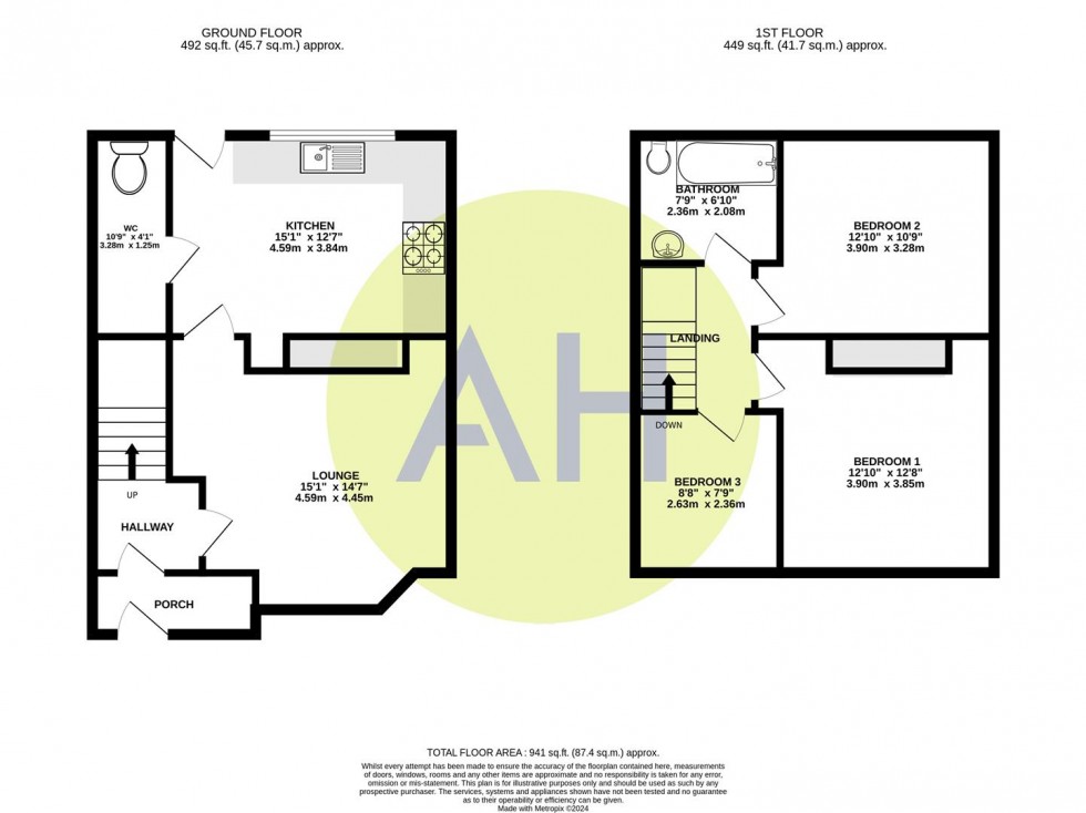 Floorplan for Raymond Road, Northern Moor