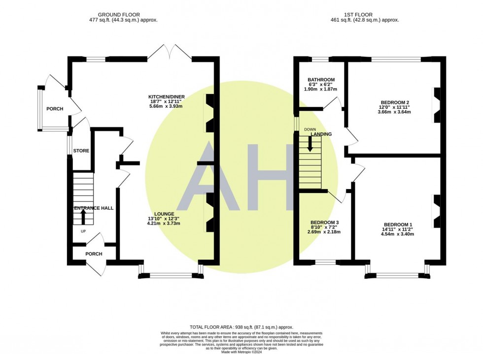 Floorplan for Northenden Road, Sale