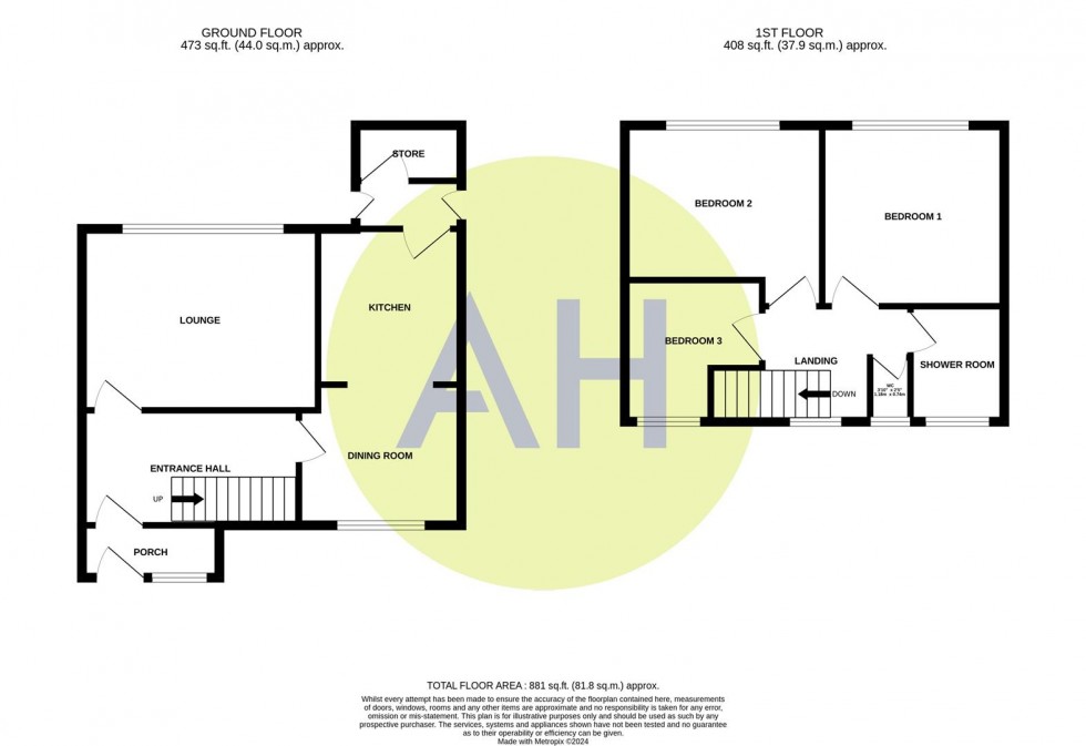 Floorplan for Gatley Road, Sale