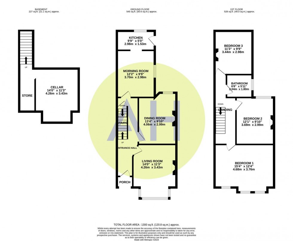 Floorplan for Kings Road, Old Trafford, Manchester