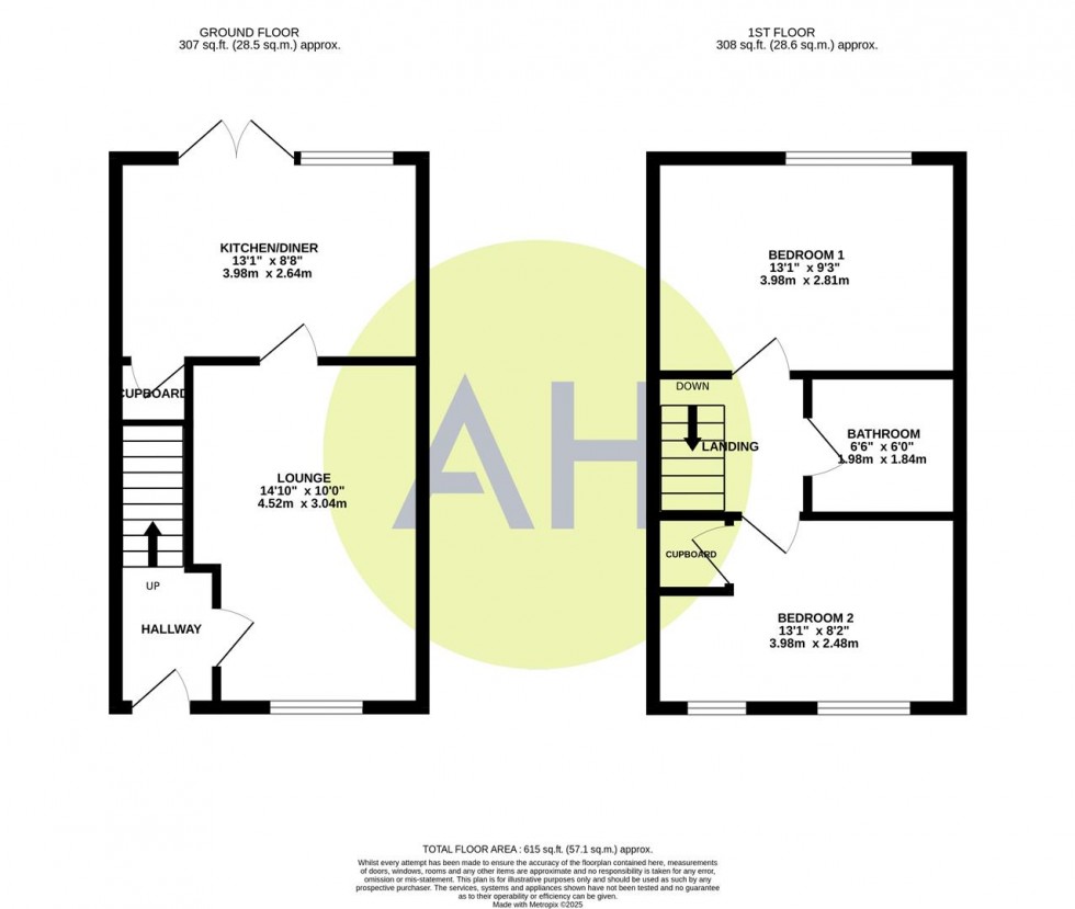 Floorplan for Drayford Close, Manchester