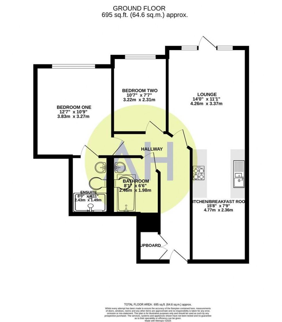 Floorplan for Roselands, Harboro Road, Sale