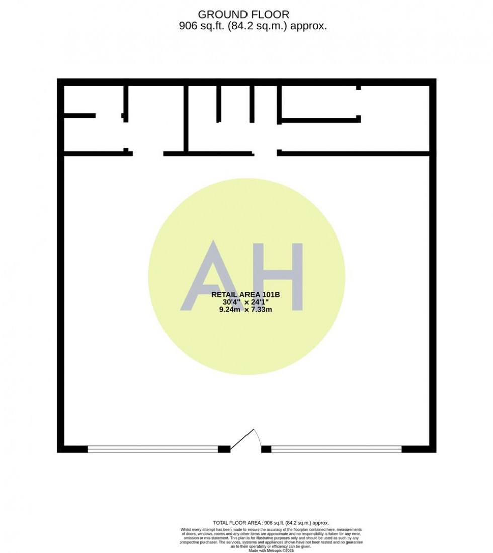 Floorplan for 101B Haughton Green Road, Denton