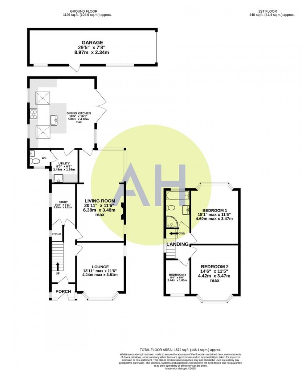 Floorplan for Norris Road, Sale