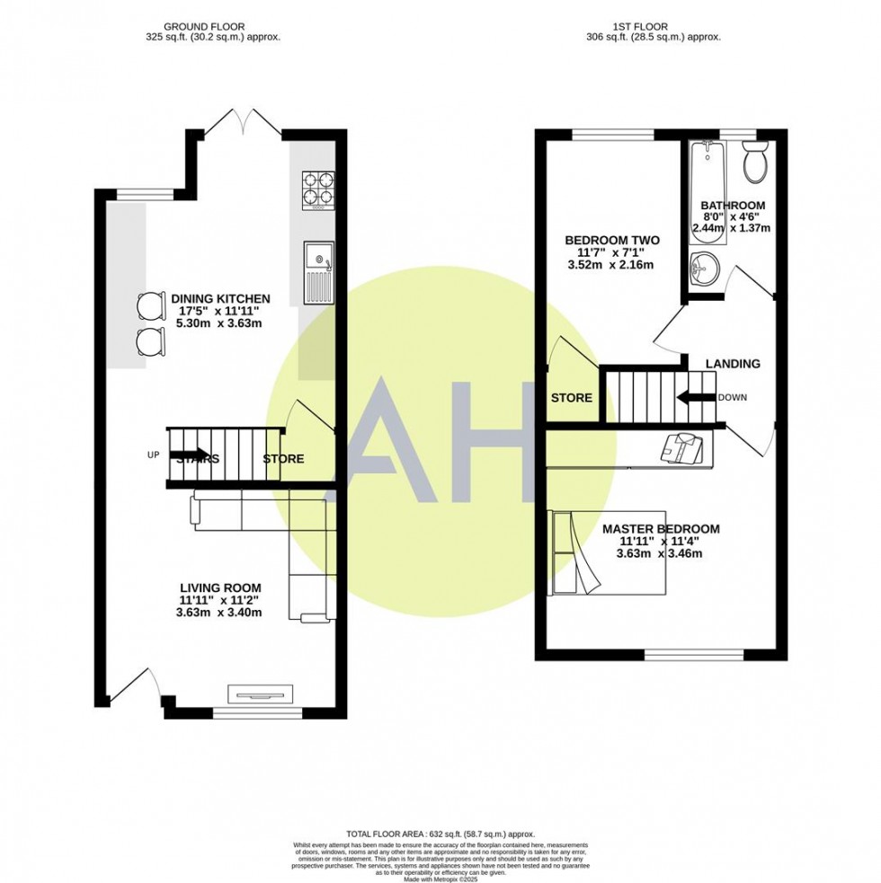 Floorplan for Dudley Road, Sale