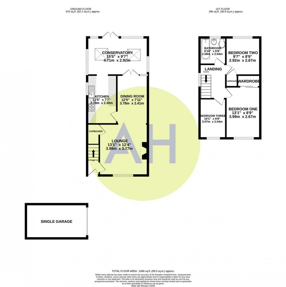 Floorplan for Riley Close, Sale