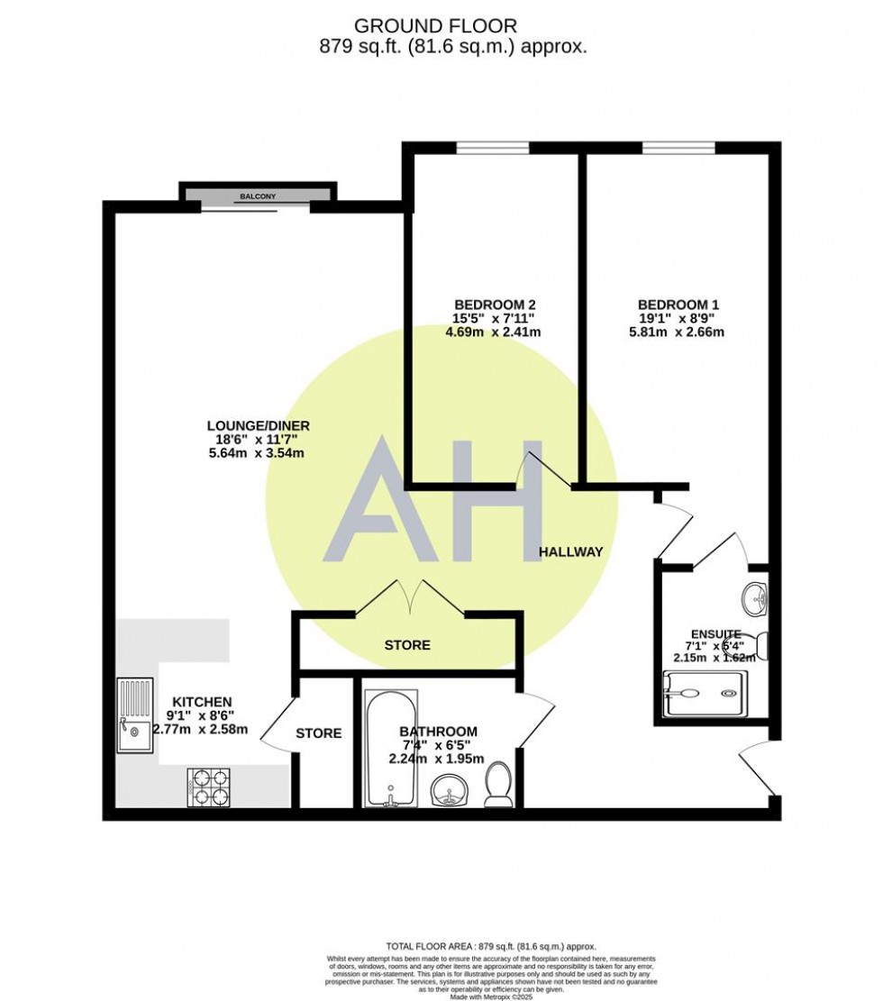 Floorplan for Romana Square, Timperley